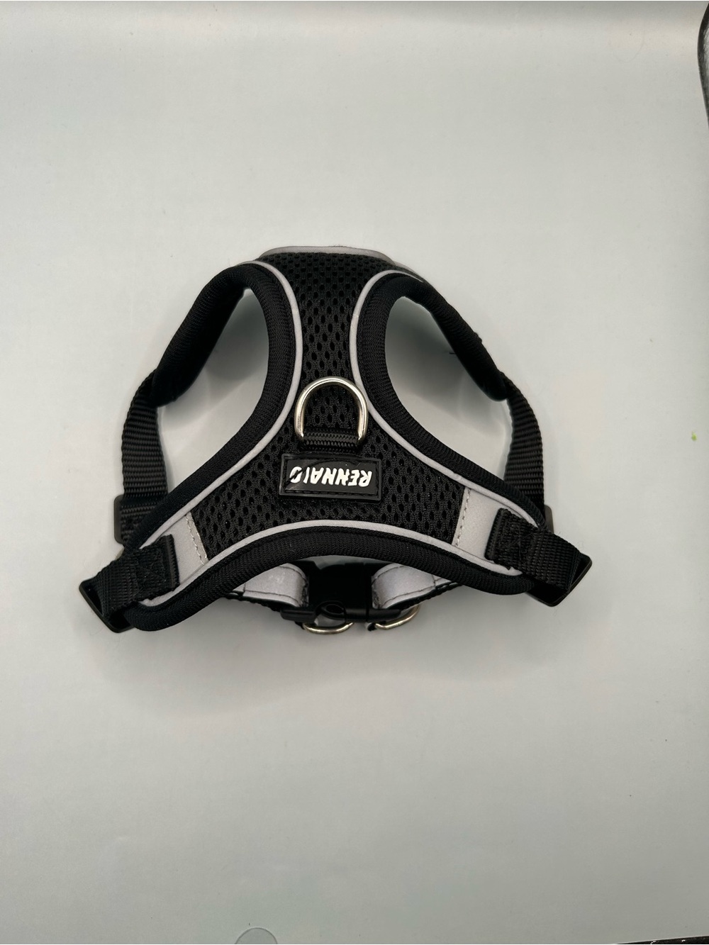 Color: Black, Size: S - Dog Chest Harness Adjustable Step in attach leash Suitab